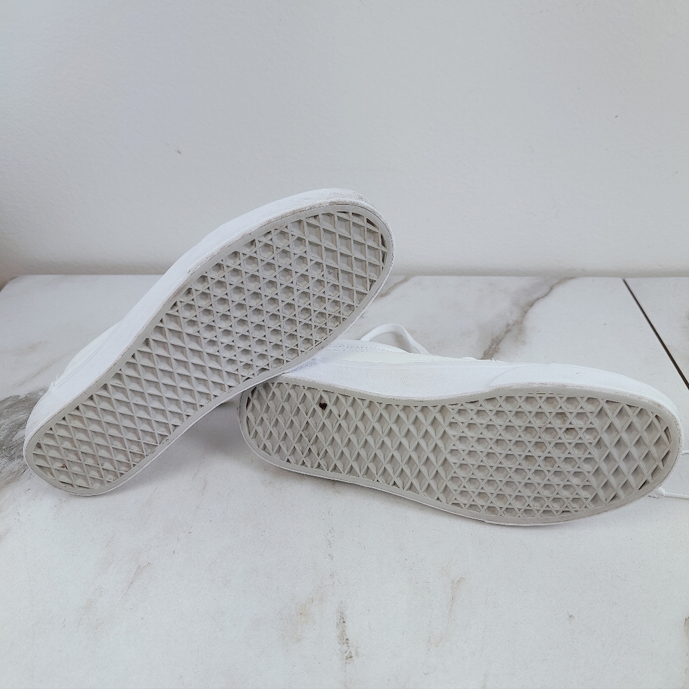 Vans Women's White Sneakers - Picture 7 of 13
